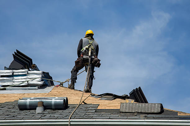 Professional Roof Replacement technician working in Sunset, FL